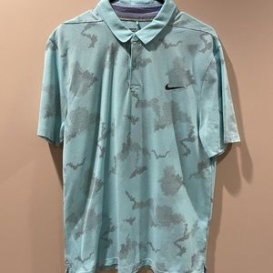 Nike Modern Fit Dry Print Golf Polo